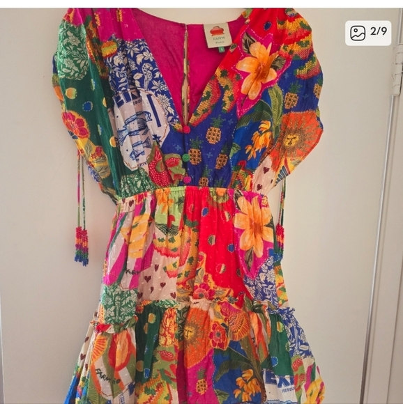 FARM Rio Lobster Hearts Minidress - Picture 2 of 7